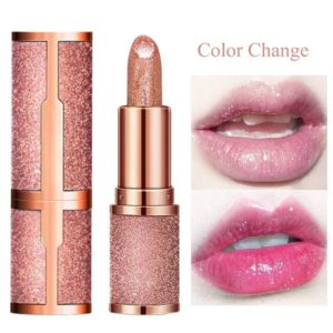 Diamond Lipstick Temperature Changing Color Shiny Moisturizing Lasting Waterproof Glitter Lip Balm - Image 5