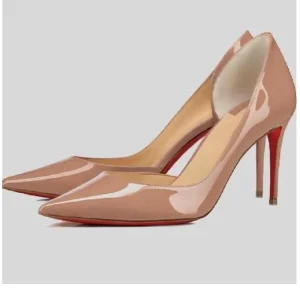Lustrous Legacy Heels - High Heel Leather Office Chic