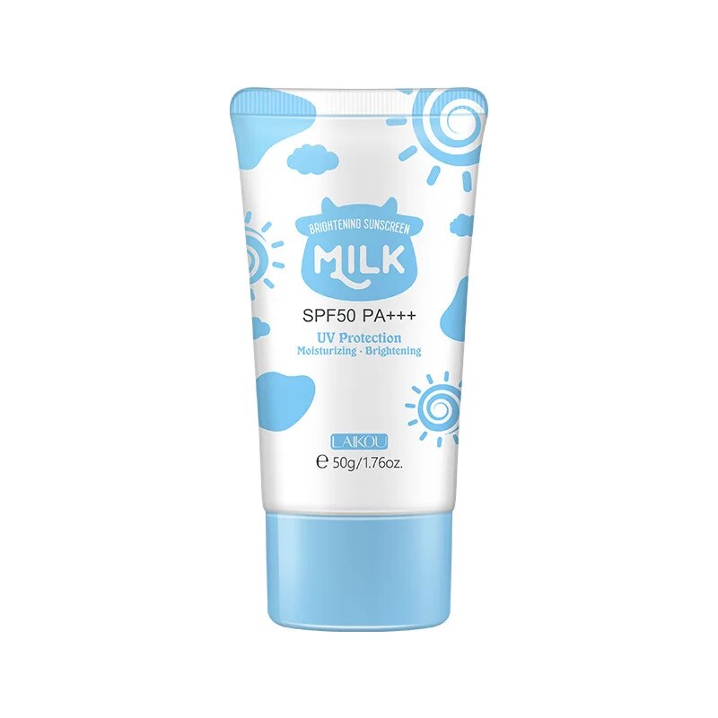 Milk Facial Body Whitening Sunblock Skin Protective Anti Sun Facial Protection Sunscreen SPF 50