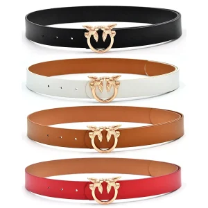 PU Leather Alloy Needle Buckle Versatile Belt Decoration Instagram Style Simple Durable Belt