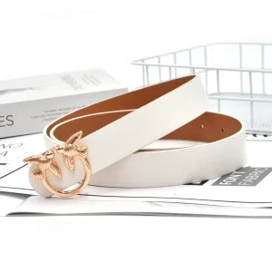 PU Leather Alloy Needle Buckle Versatile Belt Decoration Instagram Style Simple Durable Belt - Image 4