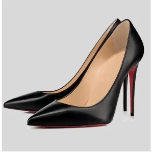 Verve Vertigo Leather Stilettos Zenith Peep Pump Perfection - Image 2