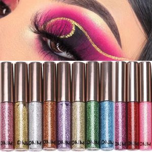 Waterproof Diamond Glitter Liquid Eyeliner Shiny Eyeshadow Long Lasting Quick Dry Eye Liner - Image 4