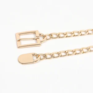 1 PC Women's Chain Belt Metal Waist Chain Dress Belts Metal Adjustable Belt - Image 3