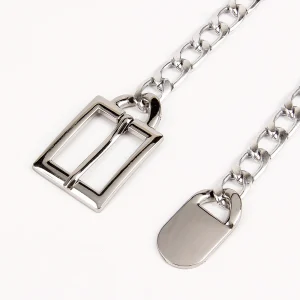 1 PC Women's Chain Belt Metal Waist Chain Dress Belts Metal Adjustable Belt - Image 5