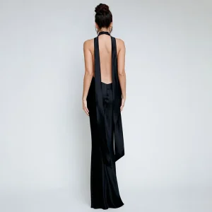 Deep V Neck Halter Backless Nightclub Maxi Long Dresses Vestidos - Image 8
