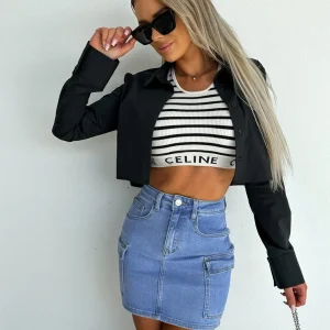 Denim Skirt Streetwear Fashion Bodycon Short Jeans Pockets Skirt - Image 4