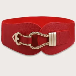 Elastic Stretch Cinch Waistband Wide Skinny Soft Around Waist Band - Image 2