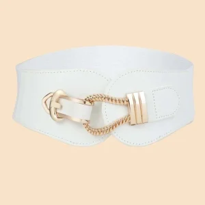 Elastic Stretch Cinch Waistband Wide Skinny Soft Around Waist Band - Image 3