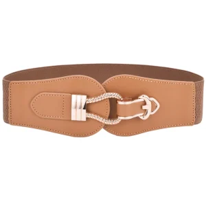 Elastic Stretch Cinch Waistband Wide Skinny Soft Around Waist Band - Image 5