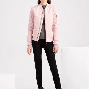 Elegant Bomber Jacket Cotton Padded Coats Fashion Coat - Image 3