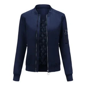 Elegant Bomber Jacket Cotton Padded Coats Fashion Coat - Image 12