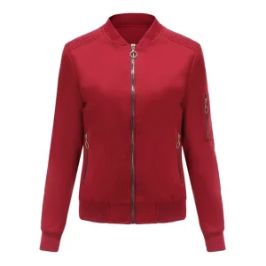 Elegant Bomber Jacket Cotton Padded Coats Fashion Coat - Image 13