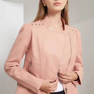 Faux Leather Jacket Motorcycle Moto Biker Zipper Jacket Coat