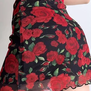 Floral Skirts Tulle Natural Waist Casual Floral Print Short Bottoms - Image 5