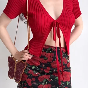 Floral Skirts Tulle Natural Waist Casual Floral Print Short Bottoms - Image 2