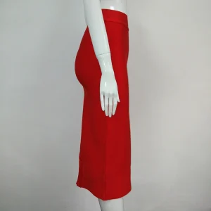 High Quality Candy Color Knee Length Bandage Pencil Skirts - Image 16