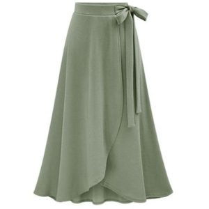 Irregular Full Skirt Drawstring Daily Casual Dating Outdoor Bottom - Image 2