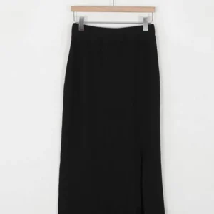 Knitted Skirts Elastic Waist Split Pencil Skirt Casual Bodycorn Long Midi Skirt - Image 7