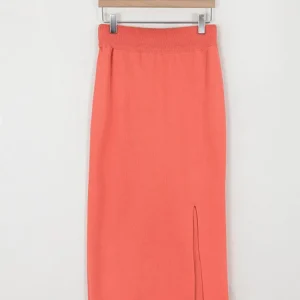 Knitted Skirts Elastic Waist Split Pencil Skirt Casual Bodycorn Long Midi Skirt - Image 6
