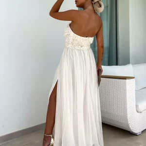 Party Dresses Strapless Ruffles Sleeveless Semi Formal - Image 6
