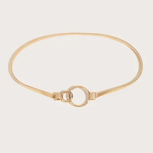 Round Buckle Golden Belt - Image 2