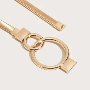 Round Buckle Golden Belt - Image 4