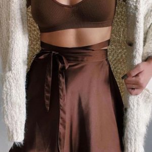 Short Skirts Casual Lace Up Bottoms outdoor Party Skirt - Image 6