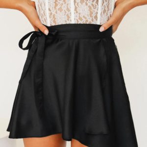 Short Skirts Casual Lace Up Bottoms outdoor Party Skirt - Image 2