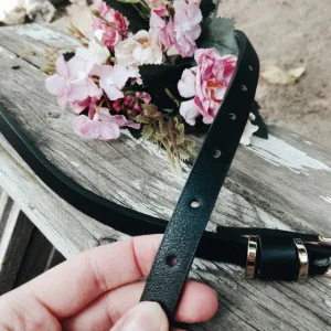 Skinny Solid Leather Dress Belt Ceinture Femme - Image 8