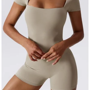 Sports Jumpsuits Short Sleeved Yoga Pants Bodysuit Workout Training Dance Fitness Active wear Tights  Gym Clothing - Image 7