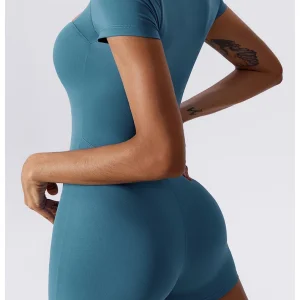 Sports Jumpsuits Short Sleeved Yoga Pants Bodysuit Workout Training Dance Fitness Active wear Tights  Gym Clothing - Image 19