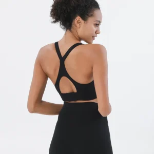 Yoga Sports Top Buckle Hollow Cross Beautiful Back Shockproof Fitness Vest Underwear Athletic Sportswear Tops Running Gym - Image 6