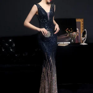 backless elegant birthday party luxury prom evening dresses - Image 10