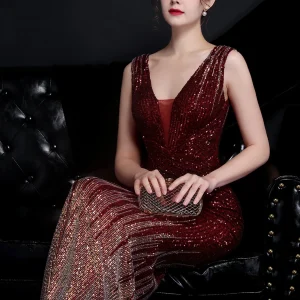 backless elegant birthday party luxury prom evening dresses - Image 2