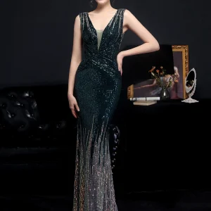 backless elegant birthday party luxury prom evening dresses - Image 7