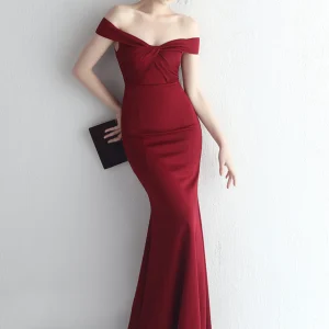 backless elegant luxury fishtail bridesmaid evening birthday prom long maxi dress vestido - Image 9