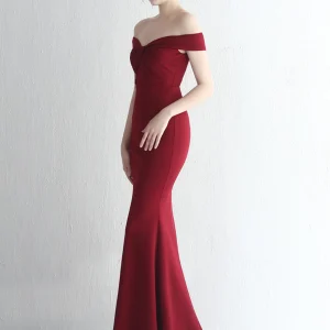 backless elegant luxury fishtail bridesmaid evening birthday prom long maxi dress vestido - Image 10