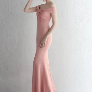backless elegant luxury fishtail bridesmaid evening birthday prom long maxi dress vestido - Image 3