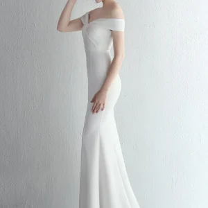 backless elegant luxury fishtail bridesmaid evening birthday prom long maxi dress vestido - Image 8