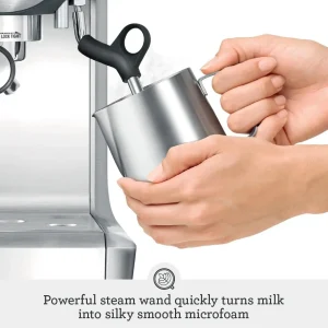 Breville Barista Express Espresso Machine, Brushed Stainless Steel, BES870XL, Large - Image 4