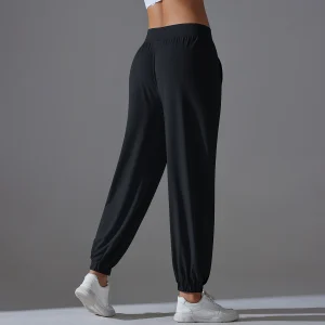 High Waist Pants Ice Silk Clothing Thin Youthful Clothes Casual Clothes Slim Loose Pants - Image 8