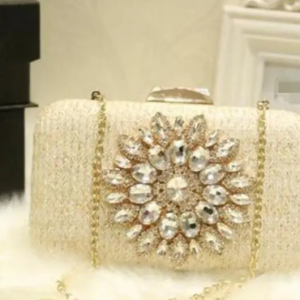 Soft Sequined Envelope Interior Zipper Pocket Clutches Purse - Image 3