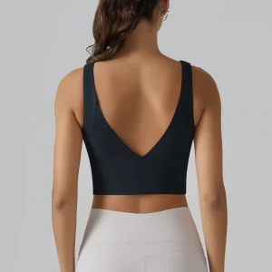 Yoga Bra Underwear Shockproof Bra Beautiful Back Sports Running External Wear Training Fitness Yoga Tank Top Bra - Image 7