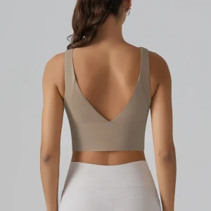 Yoga Bra Underwear Shockproof Bra Beautiful Back Sports Running External Wear Training Fitness Yoga Tank Top Bra - Image 4