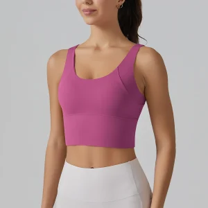 Yoga Bra Underwear Shockproof Bra Beautiful Back Sports Running External Wear Training Fitness Yoga Tank Top Bra - Image 15