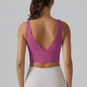 Yoga Bra Underwear Shockproof Bra Beautiful Back Sports Running External Wear Training Fitness Yoga Tank Top Bra - Image 13