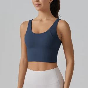 Yoga Bra Underwear Shockproof Bra Beautiful Back Sports Running External Wear Training Fitness Yoga Tank Top Bra - Image 12