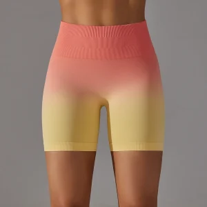 Yoga Shorts Gym Running Workout Shorts Seamless Sports Shorts High Waist Elastic Butt Lifting Fitness Shorts - Image 6