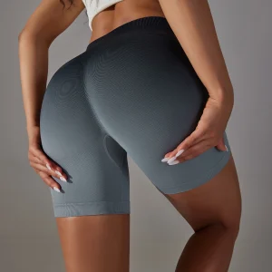Yoga Shorts Gym Running Workout Shorts Seamless Sports Shorts High Waist Elastic Butt Lifting Fitness Shorts - Image 8